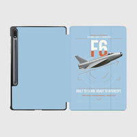 Thumbnail for English Electric Lightning F6 design on light blue samsung tablet tablet case