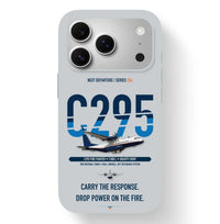 Thumbnail for Airbus C295 Firefighter Case design on light gray iphone case