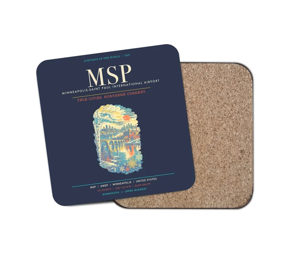 Minneapolis-Saint Paul International Airport MSP - Navy Blue