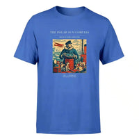Thumbnail for VINTAGE G4204 - The Polar Sun Compass - Premium T-Shirt design on blue premium t shirt