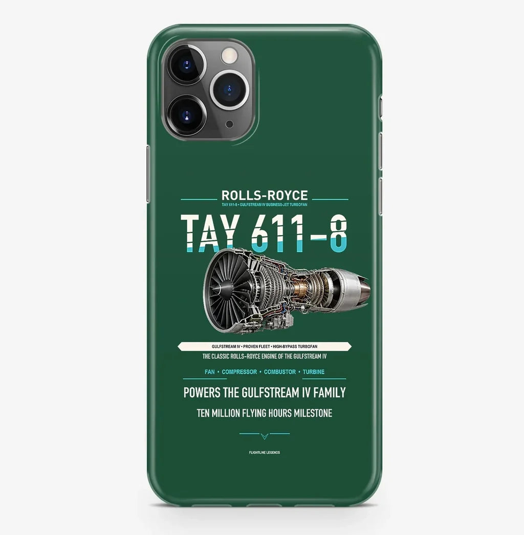 TAY 611-8 Case ProMax design on dark green iphone case promax