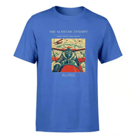 Thumbnail for VINTAGE G4202 - The Altitude Attempt - Premium T-Shirt design on blue premium t shirt