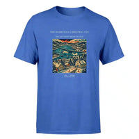 Thumbnail for VINTAGE G4449 - The Homefield Christmas Eve - Premium T-Shirt design on blue premium t shirt