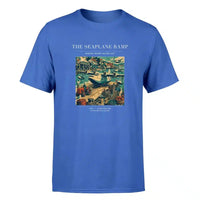 Thumbnail for VINTAGE G4068 - The Seaplane Ramp - Premium T-Shirt design on blue premium t shirt