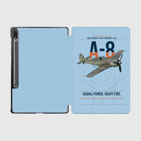 Thumbnail for Focke-Wulf Fw 190A-8 design on light blue samsung tablet tablet case