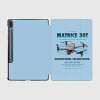 Thumbnail for DJI Matrice 30T design on light blue samsung tablet tablet case