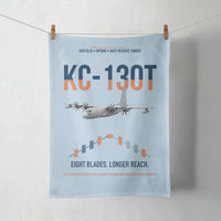 Thumbnail for KC-130T NP2000 design on light blue towel