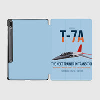 Thumbnail for T-7A Red Hawk design on light blue samsung tablet tablet case