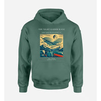Thumbnail for VINTAGE G4473 - The Night Glider Wave - Premium Hoodie design on green premium