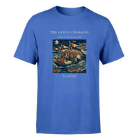 Thumbnail for VINTAGE G4058 - The Ocean Crossing - Premium T-Shirt design on blue premium t shirt