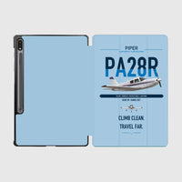 Thumbnail for Piper PA-28R Arrow III design on light blue samsung tablet tablet case