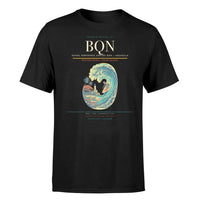 Thumbnail for Rafael Hernández Airport (BQN) T-Shirt single-side front print in Black | rafael-hernández-airport-bqn-double-side-t-shirt