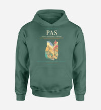 Thumbnail for Paros National Airport (PAS) design on green hoodie single-side print