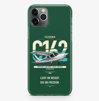 Thumbnail for Cessna 162 Skycatcher design on dark green magsafe iphone case, for iPhone Pro Max