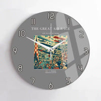 Thumbnail for VINTAGE G4003 - The Great Air Race - Designed Wall Clocks design on gray no-frame