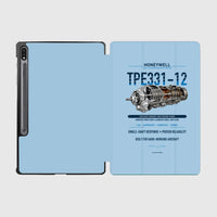 Thumbnail for TPE331-12 design on light blue samsung tablet tablet case