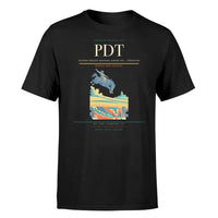 Thumbnail for Eastern Oregon Regional Airport (PDT) T-Shirt single-side front print in Black | eastern-oregon-regional-airport-pdt-double-side-t-shirt