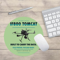 Thumbnail for Inspired Flight IF800 Tomcat design on light green round mouse pad