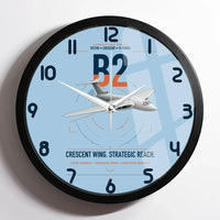 Thumbnail for Handley Page Victor B2 design on light blue framed wall clock