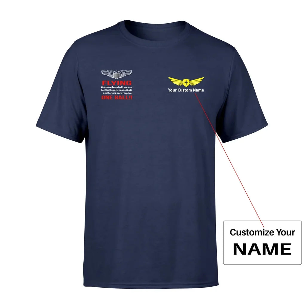 Customisable Flying One Ball T-Shirt - view 5