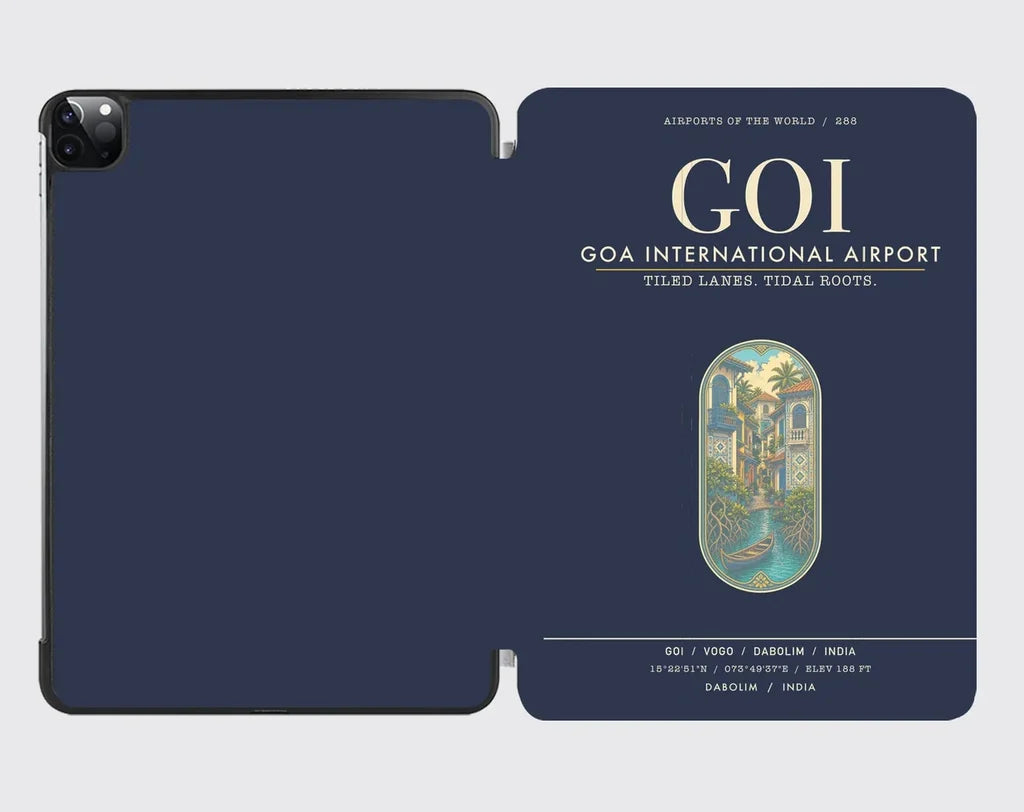 Goa International Airport Dabolim GOI - Navy Blue