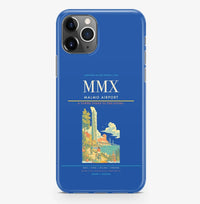 Thumbnail for Malmo Airport (MMX) design on blue iPhone 16 Pro MagSafe case
