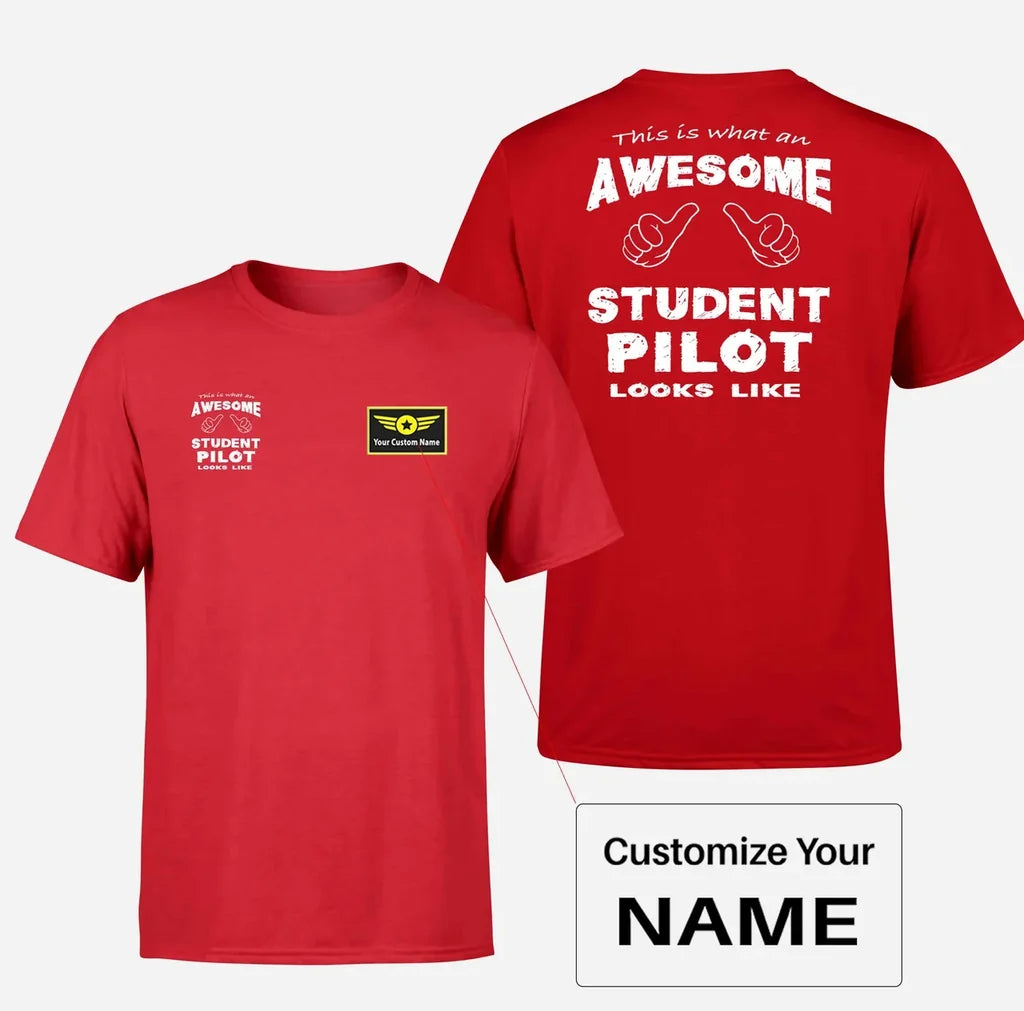 Customisable Student Pilot T-Shirt - view 5