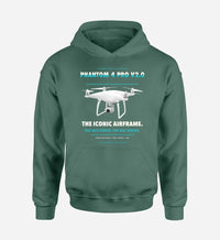 Thumbnail for DJI Phantom 4 Pro V2.0 design on green hoodie single side