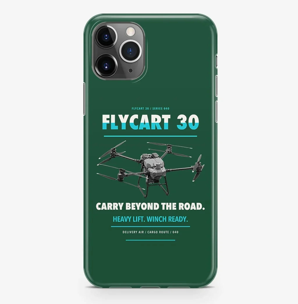 DJI FlyCart 30 Case ProMax design on dark green iphone case promax
