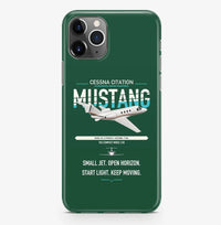 Thumbnail for Cessna Citation Mustang design on dark green magsafe iphone case, for iPhone Pro Max