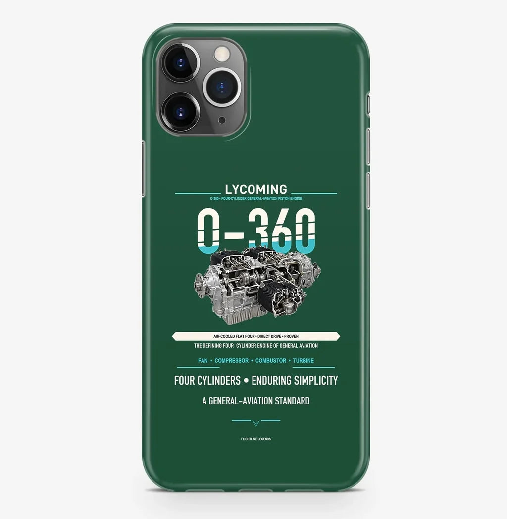 O-360 Case ProMax design on dark green iphone case promax