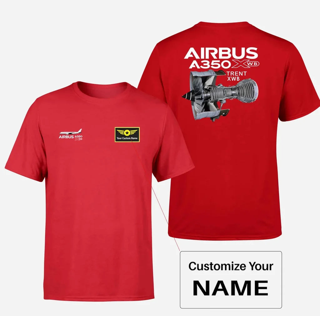 Customisable Airbus A350 T-Shirt - view 5