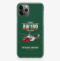Thumbnail for Leonardo AW189 design on dark green magsafe iphone case, for iPhone Pro Max