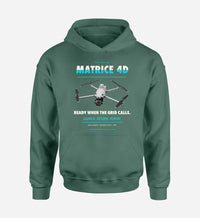 Thumbnail for DJI Matrice 4D design on green hoodie single side