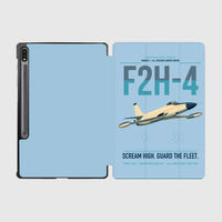 Thumbnail for F2H-4 Banshee design on light blue samsung tablet tablet case