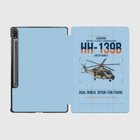 Thumbnail for Leonardo HH-139B design on light blue samsung tablet tablet case