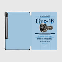 Thumbnail for GEnx-1B design on light blue samsung tablet tablet case