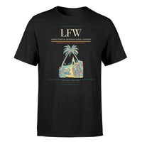 Thumbnail for Lome-Tokoin International Airport (LFW) T-Shirt single-side front print in Black | lome-tokoin-international-airport-lfw-double-side-t-shirt