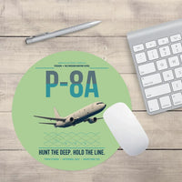 Thumbnail for P-8A Poseidon design on light green round mouse pad