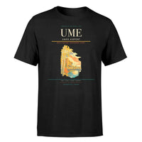 Thumbnail for Umeå Airport (UME) T-Shirt single-side front print in Black | umeå-airport-ume-double-side-t-shirt