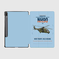 Thumbnail for NHIndustries NH90 TTH design on light blue samsung tablet tablet case
