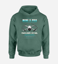 Thumbnail for DJI Mini 5 Pro design on green hoodie single side