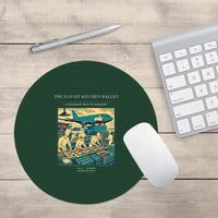 Thumbnail for VINTAGE G4374 - The Flight Kitchen Ballet - Designed Mouse Pads design on darkgreen round