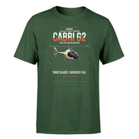 Thumbnail for Guimbal Cabri G2 design on dark green t-shirt, single-side print