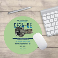 Thumbnail for CF34-8E design on light green round mouse pad