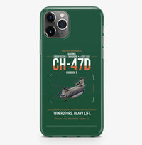 Thumbnail for Boeing CH-47D design on dark green magsafe iphone case, for iPhone Pro Max