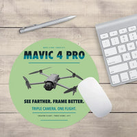 Thumbnail for DJI Mavic 4 Pro design on light green round mouse pad