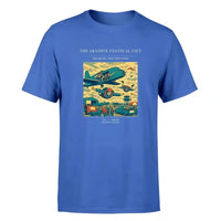 Thumbnail for VINTAGE G4471 - The Skydive Festival Lift - Premium T-Shirt design on blue premium t shirt