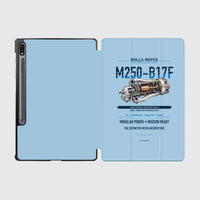 Thumbnail for M250-B17F design on light blue samsung tablet tablet case