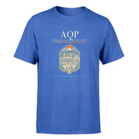 Thumbnail for Arequipa Airport (AQP) Premium T-Shirt Blue